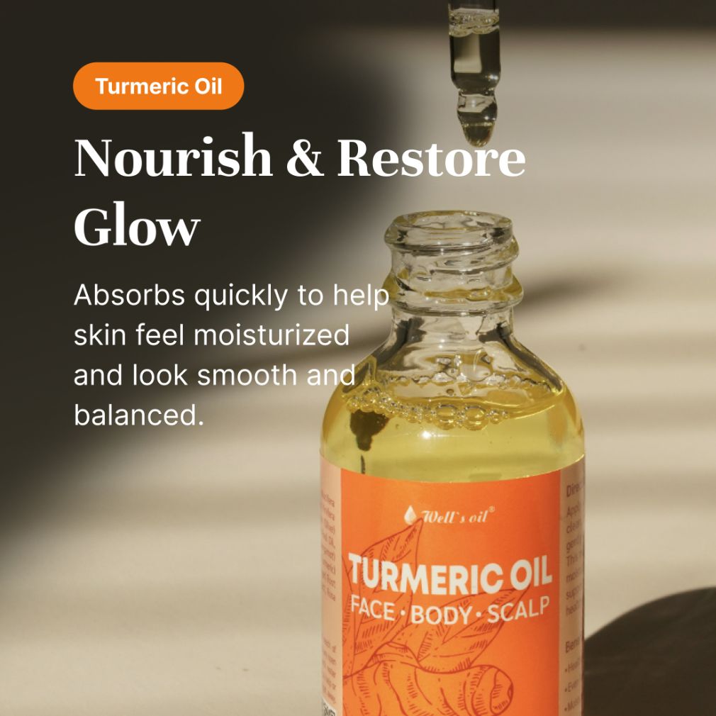 Turmeric Oil in use